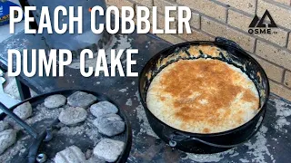 Peach Cobbler Dump Cake | Dutch Oven Cooking | OSMEtv