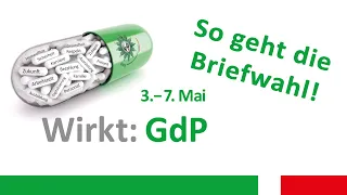 Briefwahl – mach's richtig!