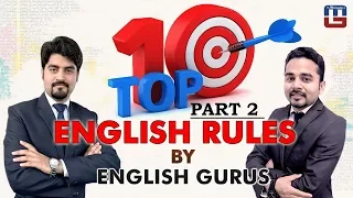 Top 10 English Rules | Part 2 | English Session | देखना ना भूले 9:00 AM