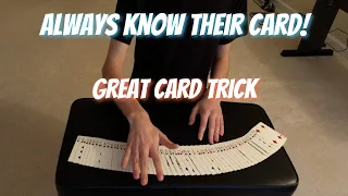 Know Their Card EVERY TIME! Awesome Card Trick Performance/Tutorial