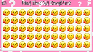 HOW GOOD ARE YOUR EYES #103 l Find The Odd Emoji Out l Emoji Quiz