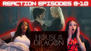 GOT FANS finally watch HOUSE OF THE DRAGON Season 1  ( EPISODES 8-10) FEAT TAYLOR !!!!