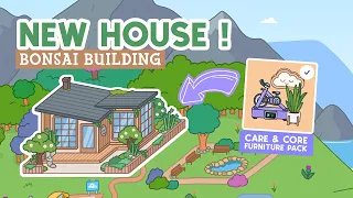 NEW HOUSE Bonsai Building with Care Core Aesthetic Home 🍃🌿  TOCA BOCA House Ideas | Toca Life World