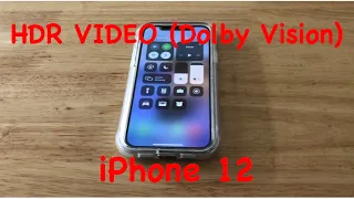 How To Enable HDR Video (Dolby Vision) iPhone 12