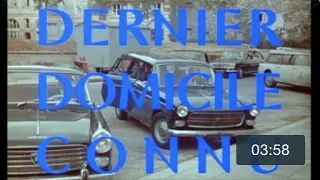 DERNIER DOMICILE CONNU (1970) Bande Annonce VF HD de José Giovanni avec Lino Ventura, Marlène Jobert