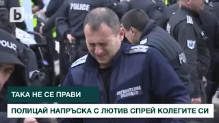 Bulgarian Police Mistakenly Pepper Spray Themselves