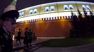 Kremlin. Moscow. Change of guard.