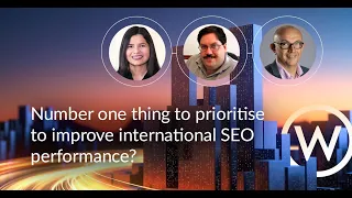 Which one thing would improve international SEO performance?