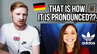 15 German Brands YOU Pronounce WRONG! (BRITISH REACTION)