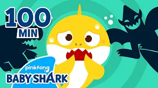 Baby Shark is afraid of Spooky Monsters! | +Compilation | Song and Story | Baby Shark Official