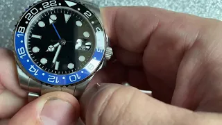 Parnis GMT diver watch