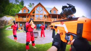 Nerf War FPS: HUGE Mansion Battle 2