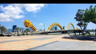 Dragon Bridge over the River Hàn, Da Nang, Vietnam 2022