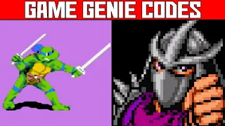 (Teenage Mutant Ninja Turtles: Turtles in Time) Walk Through Walls & One Hit Kill - Game Genie Codes