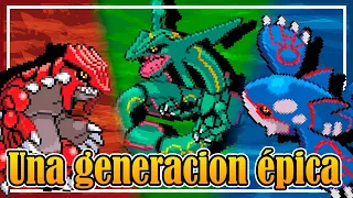 La TERCERA GENERACIÓN de POKÉMON es UNICA