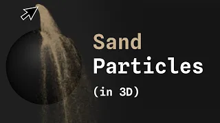 How to Create Interactive Sand Particles in 3D with Spline