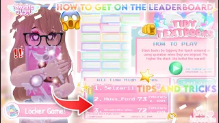 🌸 *EASY* Tidy textbooks GUIDE // How to get on the LEADERBOARD ⭐️Royale high . . Tidy textbooks 🫶