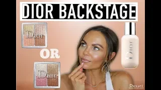 DIOR BACKSTAGE PRIMER & GLITZ PALETTE REVIEW & DEMO |