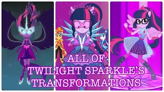 My Little Pony: Equestria Girls | All of Twilight Sparkle’s Transformations 🌟