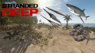 Stranded Deep | Best Weapon | EASILY Kill Sharks Boars & Crabs!