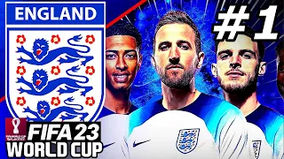 FIFA 23 England Career Mode EP1 - WORLD CUP 2022!!🔥