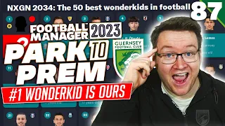Park To Prem FM23 | Episode 87 - 3 OF THE TOP 50 WONDERKIDS! | Football Manager 2023