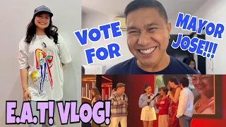 E.A.T! VLOG: Kulitan with Mayor Jose Manalo & Dabarkads, Trending Dance Prod (Marian yarn?)