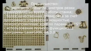 Работа лазера СО 2 на прошивке GRBL 1.1f