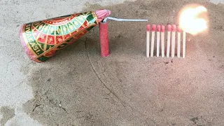 Amazing Matchstick crackers Experiments #youtubeviralvideos #DiwaliExperiments     🌈🌈😱😱