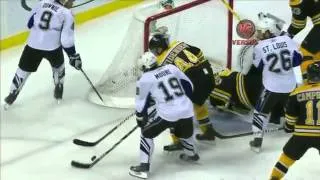 NHL: Tim Thomas Amazing Save on Steve Downie Game 5 5/23/11