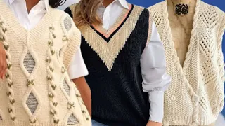 Вязание: Роскошные ♨️ жилеты для каждого и на любой вкус. Knitting: Luxury Vests.