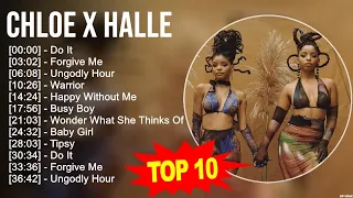 C.h.l.o.e x H.a.l.l.e Greatest Hits ~ Top 100 Artists To Listen in 2023