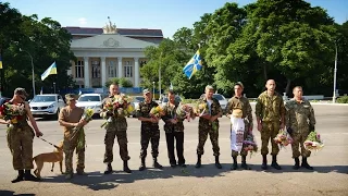 Встреча солдат из зоны АТО г. Новая Каховка 04.06.2015г.