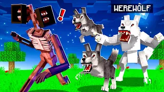 Morphing into WEREWOLVES to fight SCPS in MINECRAFT!