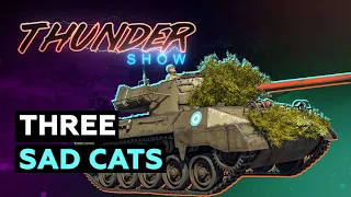 Thunder Show: Three sad cats