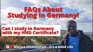 Can I study in Germany with my HND certificate???