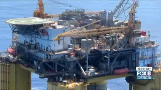 Congressional members get a taste of life on a Louisiana oil platform