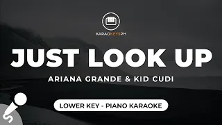 Just Look Up - Ariana Granda & Kid Cudi (Lower Key - Piano Karaoke)