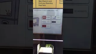 How to print boarding pass at the kiosk....!!!