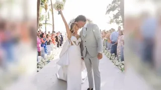 Patrick Mahomes and Brittany Matthews, his longtime girlfriend, tied the knot