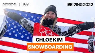 Chloe Kim Defends Her Olympic Gold Medal! | 2022 Winter Olympics