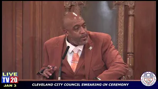 The City of Cleveland Council Swearing-In Ceremony, January 3, 2022