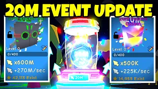 NEW 20M VISITS EVENT UPDATE IN ROBLOX CLICKER SIMULATOR (Update 4.5)