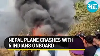 Nepal plane crashes seconds before landing; 5 Indians among 72 onboard | Watch