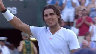 Rafael Nadal vs Paul-Henri Mathieu   (Wimbledon 2010 R4  Highlights)