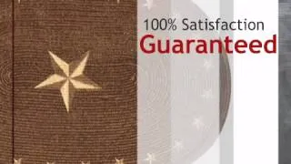 Western Star Jute Rug - 30 x 50 - CLEARANCE - lonestarwesterndecor.com