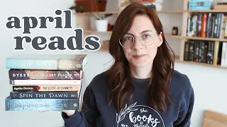 APRIL READS 🌧️ possibly my slowest reading month to date