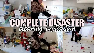 COMPLETE DISASTER KITCHEN SPRING CLEAN, ORGANIZE, DECLUTTER 2020 | WORKING MOM | CLEANING MOTIVATION