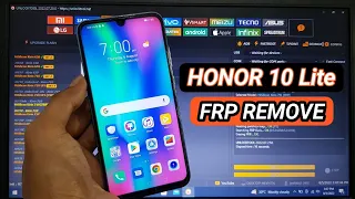 Honor 10 Lite Remove Google Accounts Bypass FRP One Click By Unlocktool