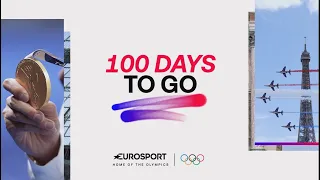 2024 Eurosport. Paris Olympics. 100 Days To Go Intro